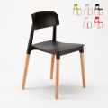 stolar för kök och bar polypropen och trä design Loch barcelona Kampanj