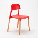 stolar för kök och bar polypropen och trä design Loch barcelona 
