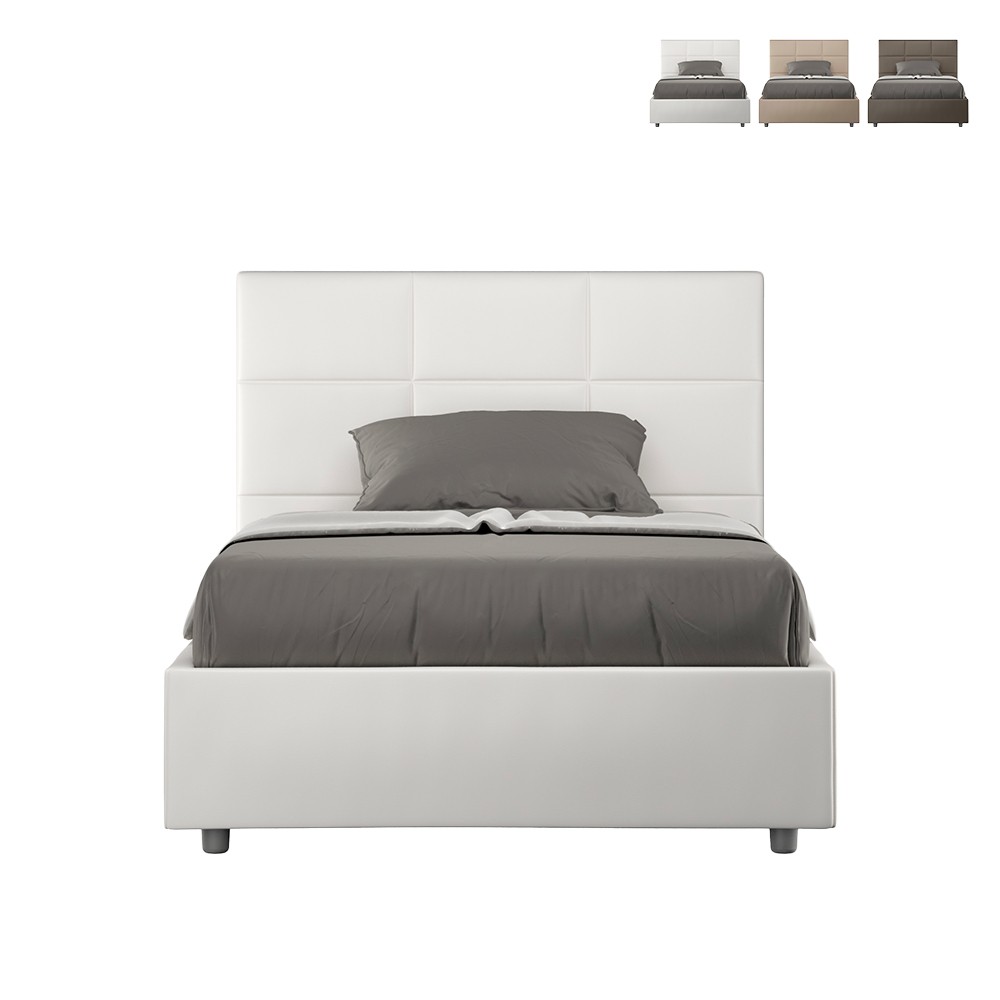 En och en halv säng med förvaring 120x200 design Mika P1