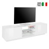 TV-bänk modern design vit vardagsrum 180cm Dover Försäljning