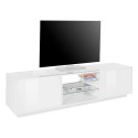 TV-bänk modern design vit vardagsrum 180cm Dover Erbjudande