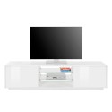 TV-bänk modern design vit vardagsrum 180cm Dover Rea