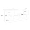 Skänk sideboard kök vardagsrumsmöbel 200cm modern design Lopar Report Modell