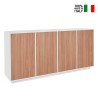 Skänk sideboard vardagsrumsmöbel kök  180cm vit och trä design Ceila Wood Försäljning