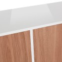 Skänk sideboard vardagsrumsmöbel kök  180cm vit och trä design Ceila Wood Katalog