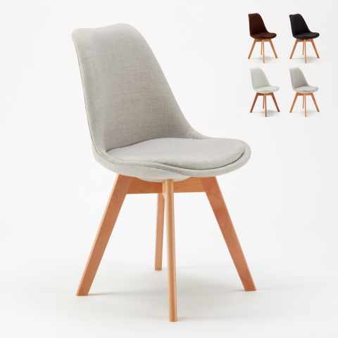 stolar med dynor tyg skandinavisk design Tulipan nordica plus för kök och bar Kampanj
