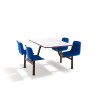 Monobloc bord 4 stolar matsalsföretag kontorsskola Four Rea