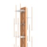 Vertikal hängande bokhylla i trä h105cm 7 hyllor Zia Veronica SF Egenskaper