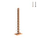 Vertikal kolonn bokhylla h150cm dubbelsidig 20 hyllor Zia Bice MH