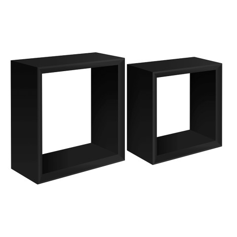 Set med 2 väggmonterade kubiska hyllor modern design Ginevra Kampanj