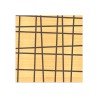 Modern tavla i trä med inläggningar 75x75cm geometrisk design Three Egenskaper