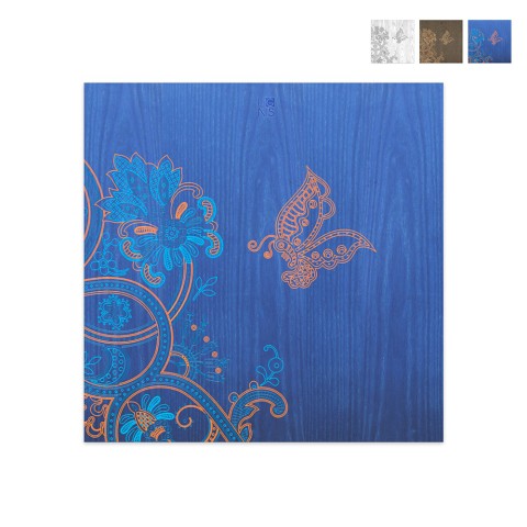 Dekorativ tavla i trä modern design 75x75cm Fantasy