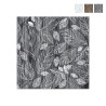 Dekorativ tavla i trä 75x75cm modern blad design Leaves Kampanj