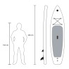 Uppblåsbar SUP -bräda Stand Up Paddle för barn 8'6 260cm Mantra Junior 