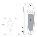 Stand Up Paddle SUP uppblåsbar bräda för vuxna 12'0 366cm Mantra Pro XL 