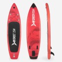 SUP Uppblåsbar Stand Up Paddle Board Touring för vuxna 12'0 366cm Red Shark Pro XL Försäljning