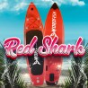 SUP Uppblåsbar Stand Up Paddle Board Touring för vuxna 12'0 366cm Red Shark Pro XL Inköp
