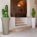 Växtkruka modern stil 90 cm hög planteringskärl Messapico Rea