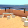 Cube display bord sittpuff vardagsrum trädgård terrass bar Icekub Kampanj