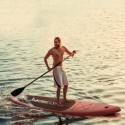 Uppblåsbar SUP -bräda Stand Up Paddle för barn 8'6 260cm Red Shark Junior 