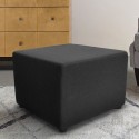 Fyrkantig stoppad sittpuff med modulär design tyg väntrum Traveller Rabatter