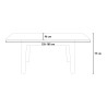Utdragbart matbord 90x120-180cm grått och vitt Cico Mix BA Rabatter