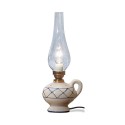 Bordslampa glas och keramik klassisk vintage design Pompei TA Erbjudande
