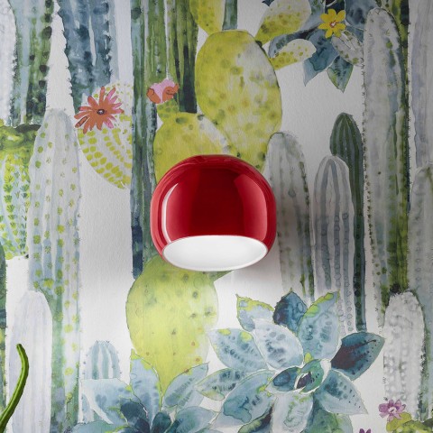Vägglampa art deco design vintage applikation keramik Ayrton AP