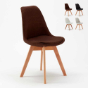 erbjudande 20 stolar med tyg dynor skandinavisk design Tulipan nordica plus för barer och restauranger 