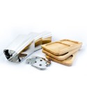 Grillspett hållare arrosticini bord stål trä bas Gran Sasso Plus Rabatter