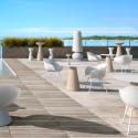 Runt bord för utomhusbruk bar restaurang modern design Fade T1-R 