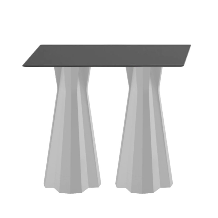 Rektangulärt högt bord 100cm för barstolar modern design Frozen T2-H Kostnad