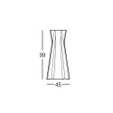 Rektangulärt högt bord 100cm för barstolar modern design Frozen T2-H 