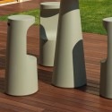 Barpall modern design 75cm polyeten inomhus utomhus Fura S1 Rabatter