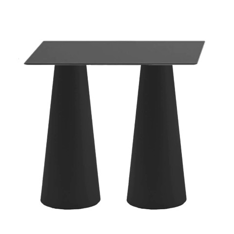Rektangulärt högt bord för pallar design inuti utvändigt Fura T2-H