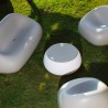 Fåtölj för utomhusbruk trädgård terrass polyeten modern design Gumball P1 