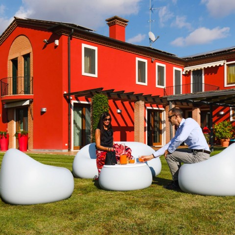 Utomhussoffa 2-sits design polyeten trädgård terrass Gumball D1