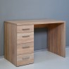Skrivbord för kontor 4 lådor modern design trä KimDesk Egenskaper