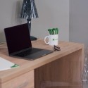 Skrivbord för kontor 4 lådor modern design trä KimDesk Bestånd