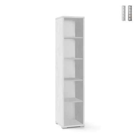 Modern öppen multifunktionell vertikal bokhylla 5 fack Lipp