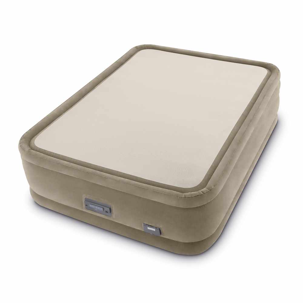Uppblåsbar dubbel madrass Intex 64936 Premaire Thermalux 152x203x51cm