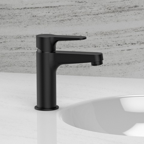 Tvättställsblandare modern svart design Aurora Kampanj