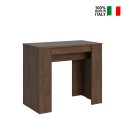 Utdragbart Konsolbord 90x48-308cm matbord i trä Basic Noix Försäljning
