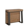 Utdragbart Konsolbord Modern design 90x40-288cm trä och metall Asia Oak Rea
