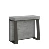 Utdragbart Konsolbord 90x40-288cm modern design grått och metall Asia Concrete Erbjudande