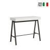 Utdragbart Konsolbord 90x40-300cm vitt matbord modern design Banco Försäljning