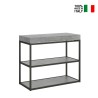 Utdragbart Konsolbord 90x40-196cm grått bord Plano Small Concrete Försäljning