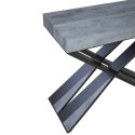 Utdragbart Konsolbord 90x40-300cm Grått Matbord Diago Premium Concrete Rabatter