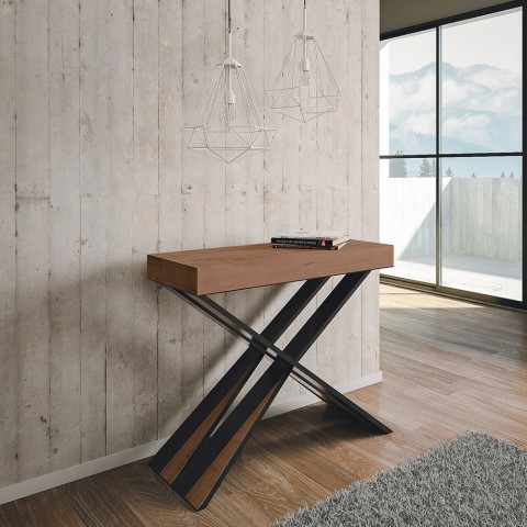 Utdragbart Konsolbord 90x40-300cm matbord i trä Diago Premium Oak Kampanj