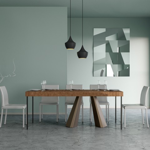 Utdragbart Konsolbord 90x40-300cm Träbord Diamante Premium Fir Kampanj